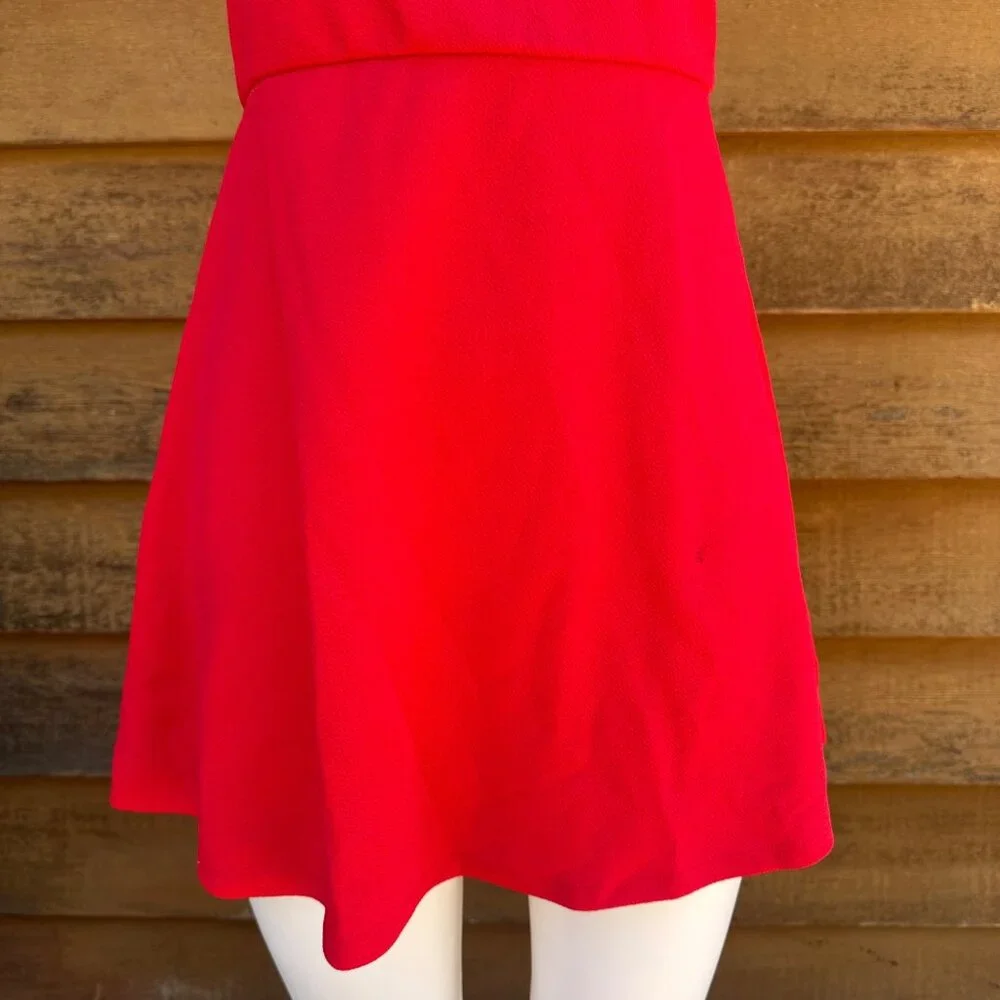 Wild Fable Apple Red Sleeveless Mini Dress With Crisscross Back Straps Size Smal - Picture 8 of 8